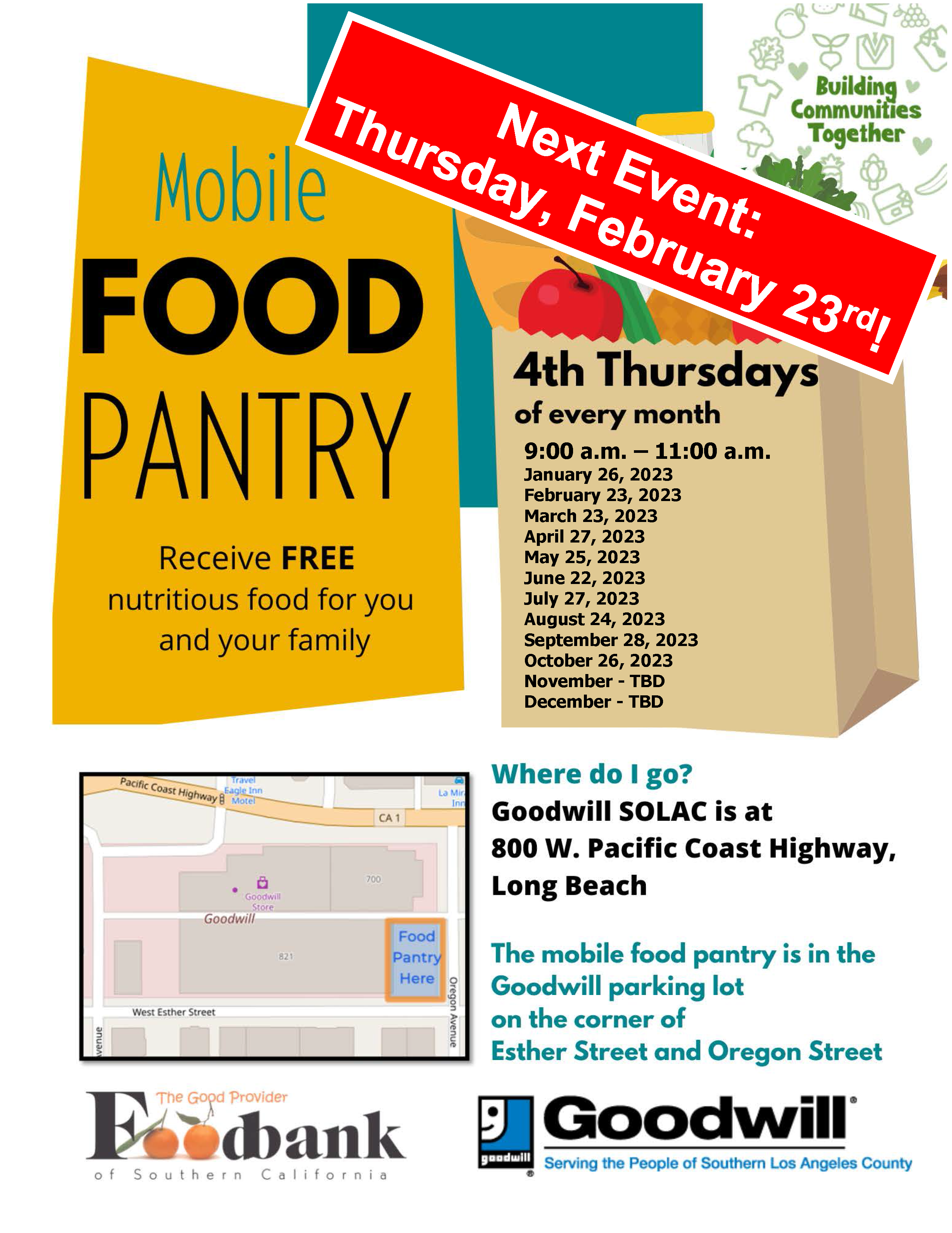 2023 Mobile Food Pantry: Free Nutritious Food For You & Your Family